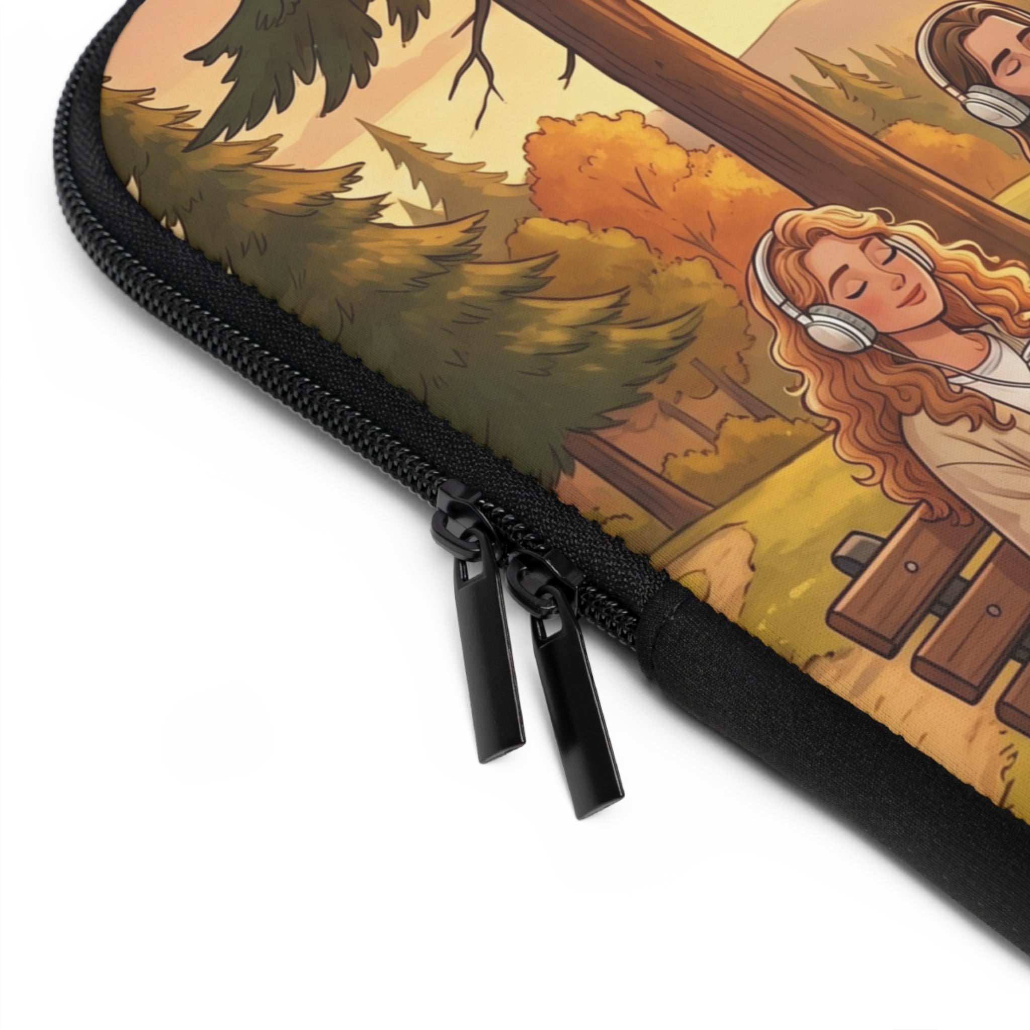 Funda para Laptop "Atardecer Junto al Río" — Naiah Soul