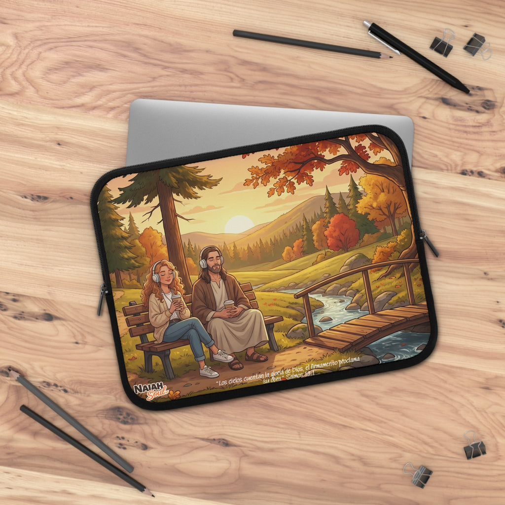 Funda para Laptop "Atardecer Junto al Río" — Naiah Soul